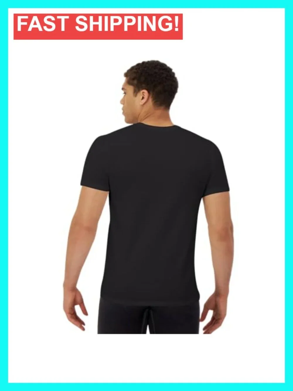 Classic Fit Men's Cotton Stretch Crewneck Undershirt Multipack